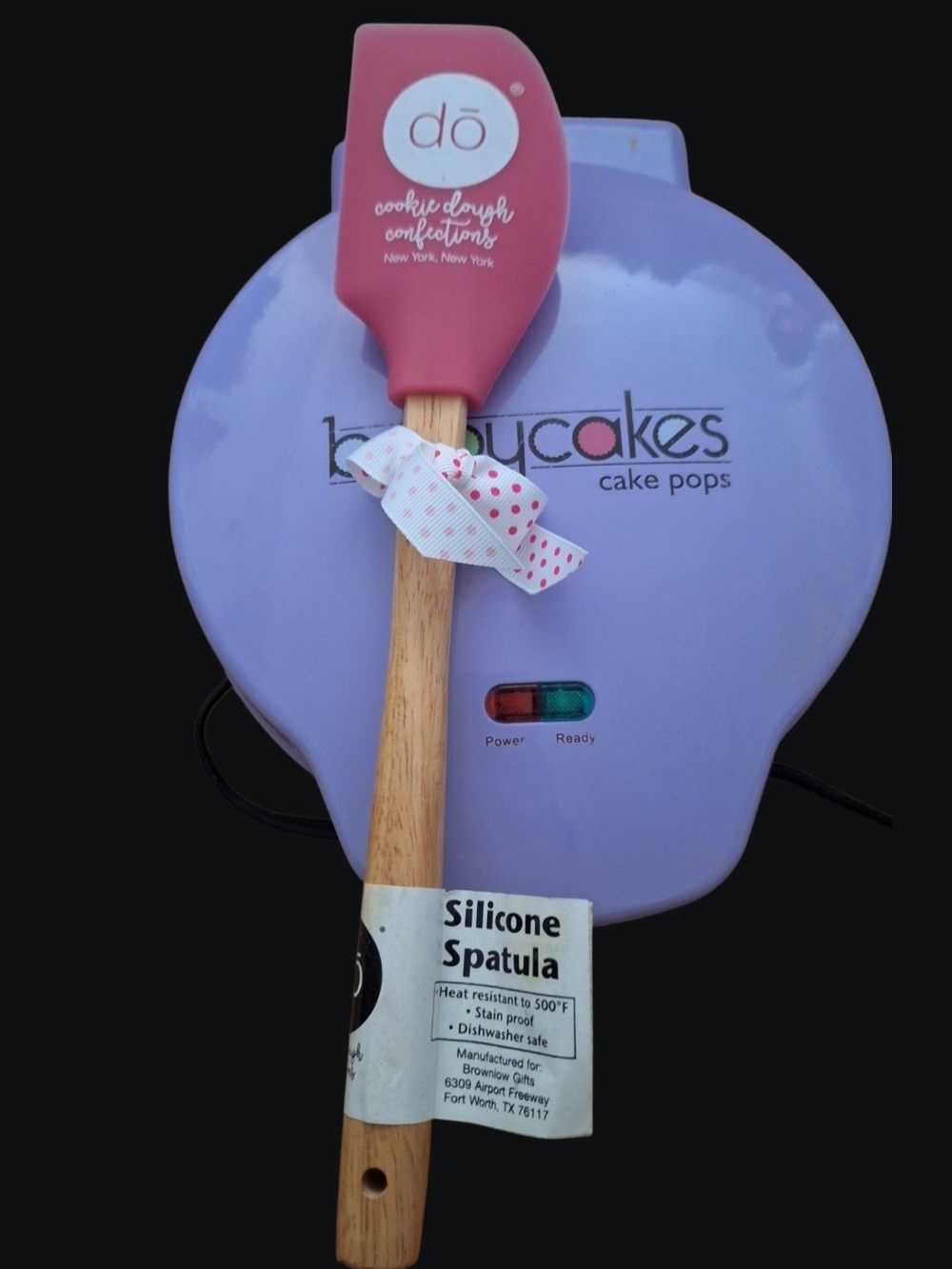 Cookie Dough Confections Pink Silicone Spatula